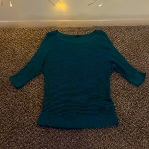 Sparkling green sweater brand: APT. 9 size: Medium